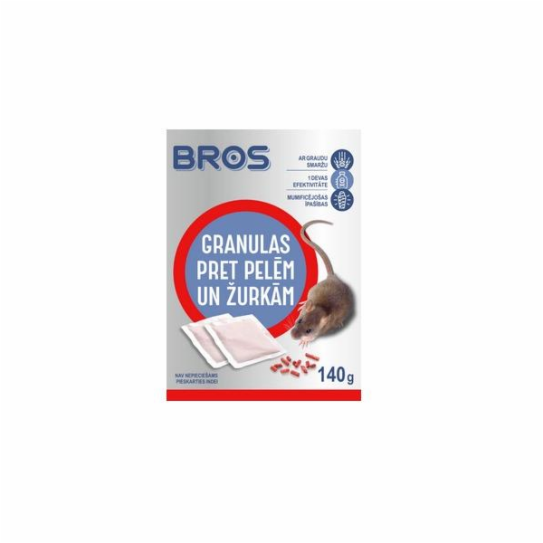 Granule pro hlodavce Bros, 140 g 1632 LV