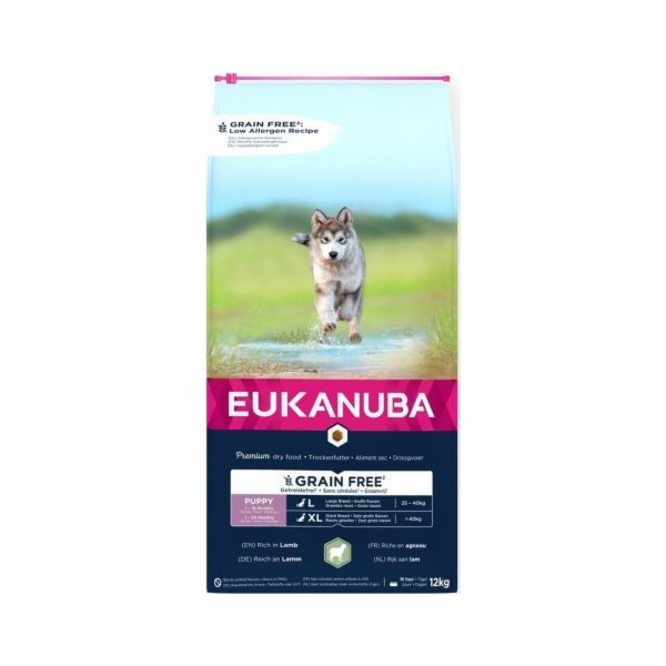EUKANUBA Grain Free Puppy Large&Giant Lamb - suché krmivo...