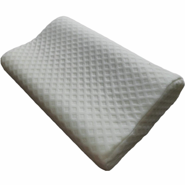 Polštář Okko Anatomic Wave, bílý, 30 cm x 47 cm