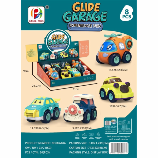 Glide garážové autíčko MX0405991