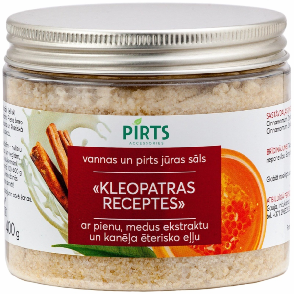 Mořská sůl do koupele Kleopatřiny recepty, 400g