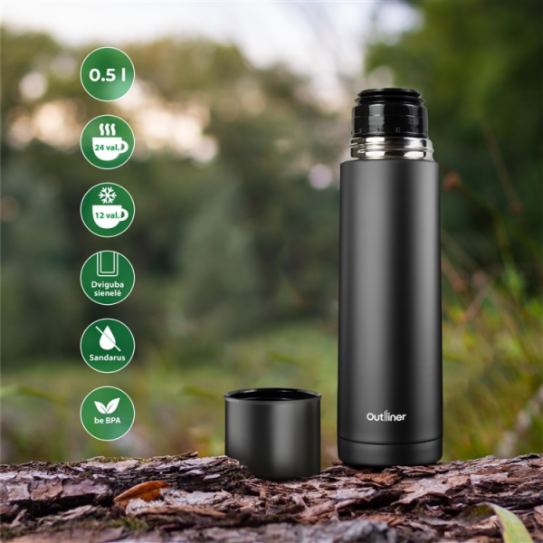 Termoska Outliner TRXG-7920 černá 0,5L