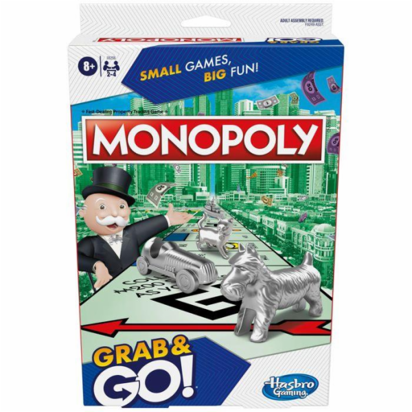 Stolní hra TRAVELING MONOPOLY F8256BAL