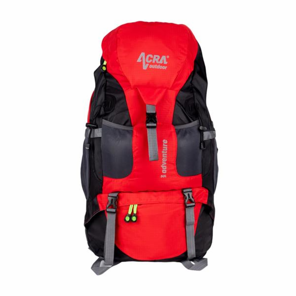 Batoh Acra Adventure 50 L na horskou turistiku červený