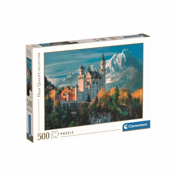 Clementoni - Puzzle 500 Hrad Neuschwanstein
