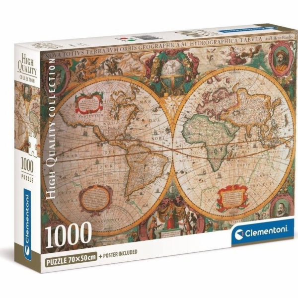 Clementoni - Puzzle 1000 Old map