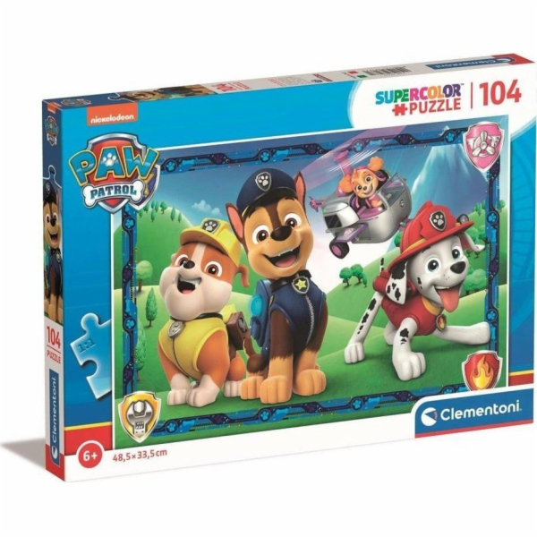 Clementoni - Puzzle 104 Tlapková Patrola