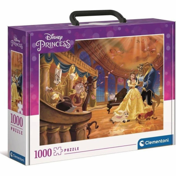 Clementoni CLE puzzle 1000 Aktovka Disney Princess 39676