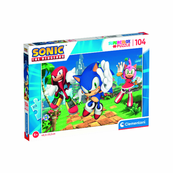 Clementoni - Puzzle 104 Sonic