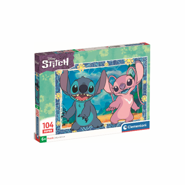 Clementoni - Puzzle 104 Super Disney Stitch