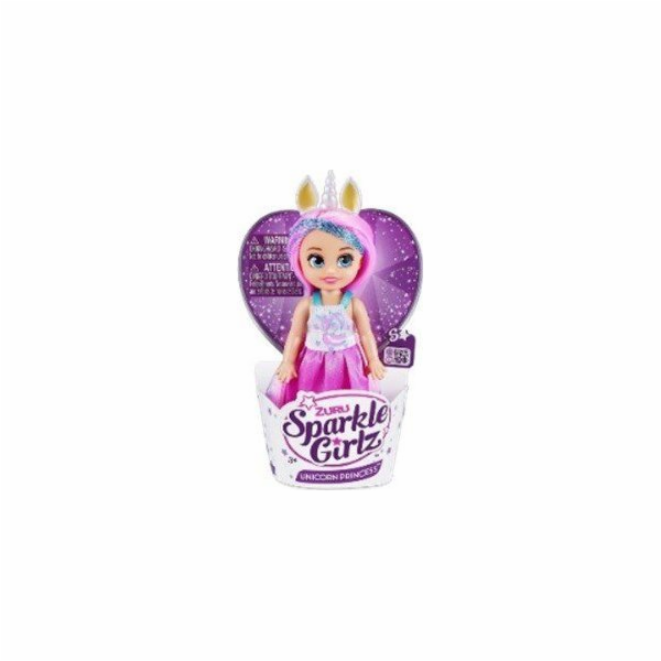 4,7palcová panenka princezna Unicorn Cupcake 48ks