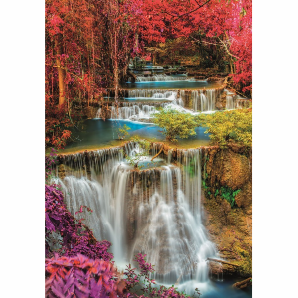 Clementoni - Puzzle 1000 Colourful thai falls