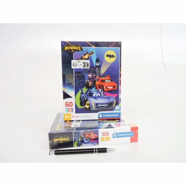 Clementoni - Puzzle 60 Batwheels