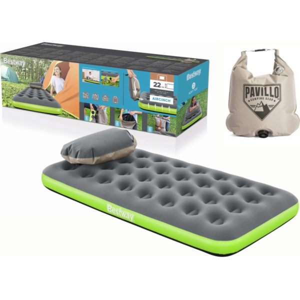 BESTWAY 67619 - Nafukovací matrace 188 x 99 x 22 cm s pol...