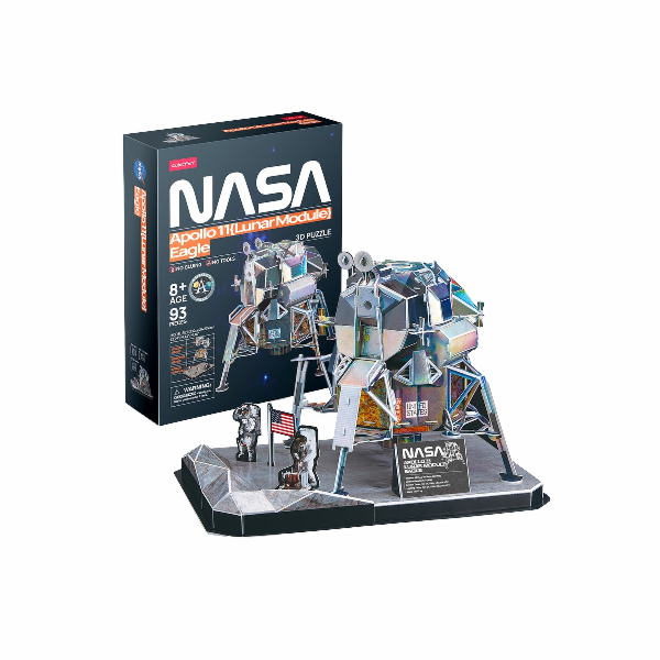 CubicFun - Puzzle 3D Apollo 11 Lunar Module Eagle - 93 dílků