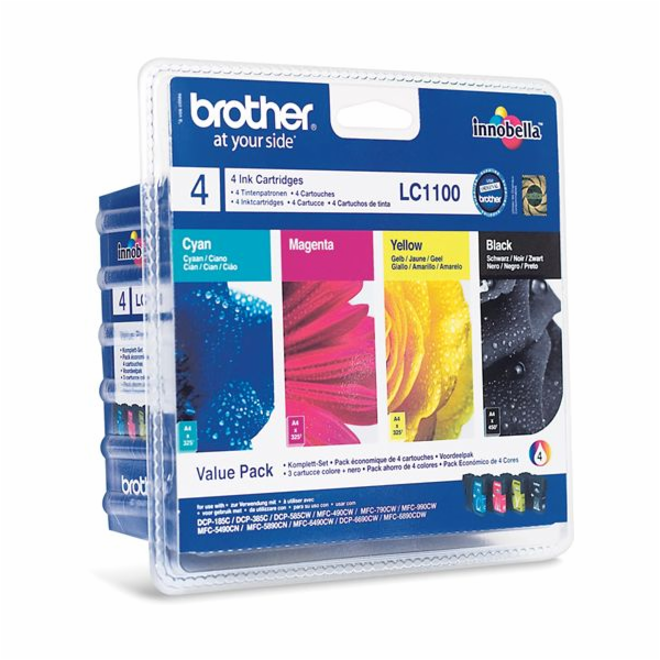 Kompletní sada inkoustů Brother LC1100