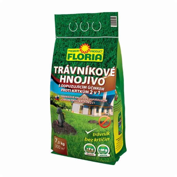 Hnojivo Agro Floria trávníkové s odpuzujícím účinkem prot...