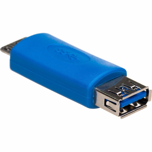Akyga adaptér USB-A3.0/microUSB-B 3.0/ABS/modrá
