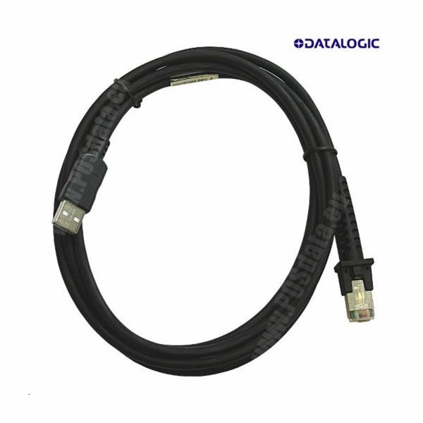 Příslušenství Datalogic USB kabel, 2m, rovný, černý