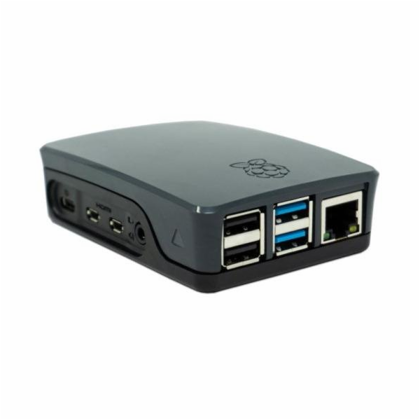 RASPBERRY Skrinka pre Raspberry Pi 4, blk