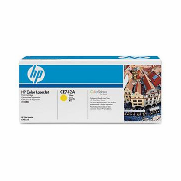 HP toner žlutý 307A (CE742A)
