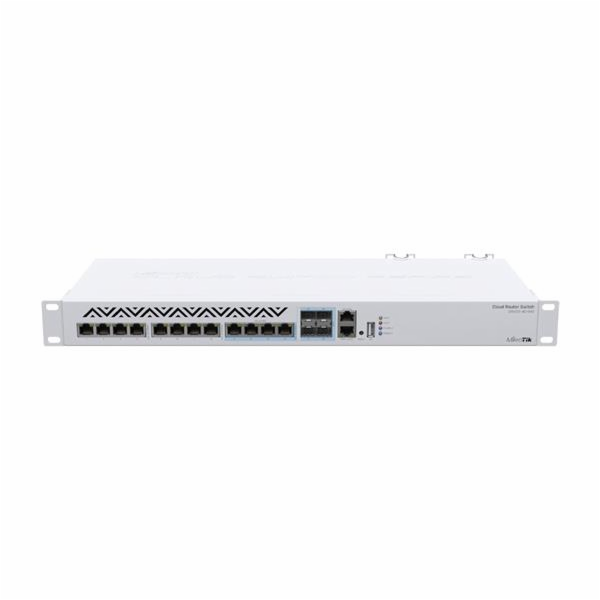 Router Mikrotik CRS312-4C+8XG-RM ROS L5,1x LAN, 12x GLAN,...