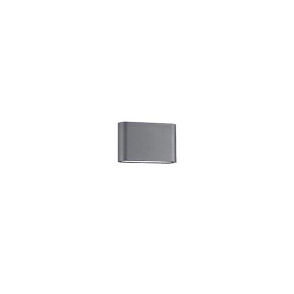 Svítidlo Nova Luce SOHO WALL GREY 2 nástěnné, IP 54, 2x5 W