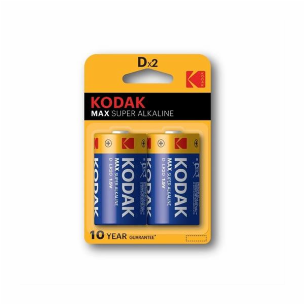 Baterie Kodak D / R20 2 ks.