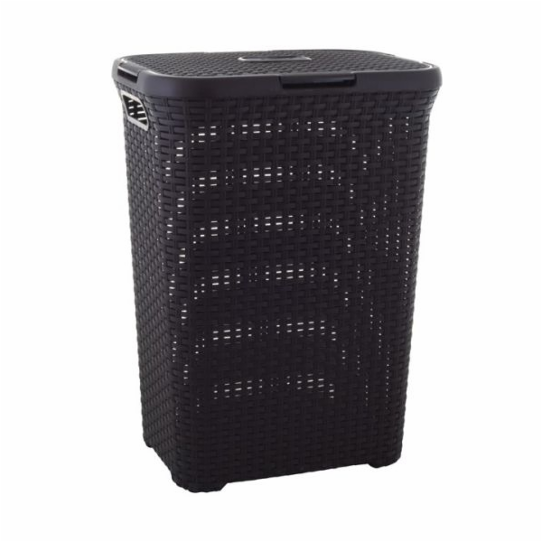 Koš na špinavé prádlo RATTAN 40l - hnědý