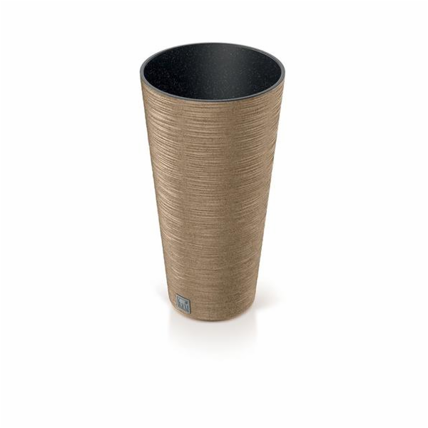 Květináč Prosperplast FURU SLIM ECO WOOD 30 cm naturo 