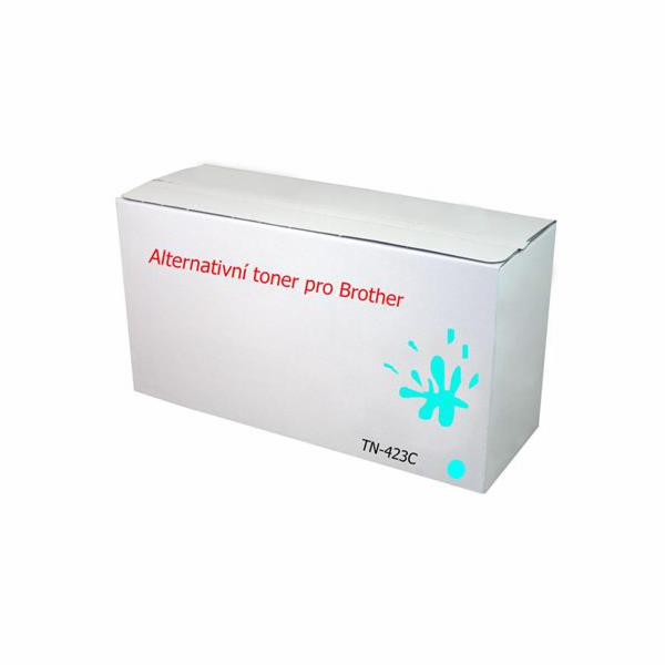 Toner TN-423C (TN423C) kompatibilní pro Brother, azurový ...