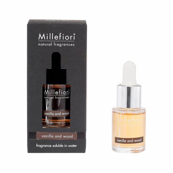 Aroma olej Millefiori Milano, Natural, 15ml/Vanilka a dřevo