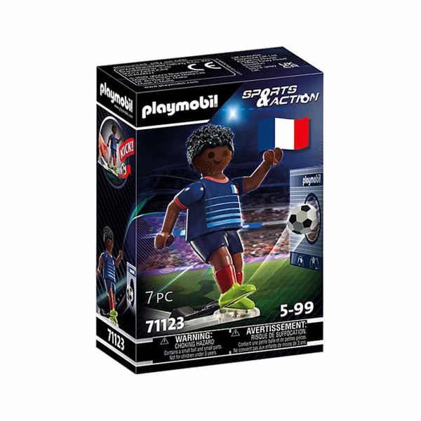 Fotbalista Francie Playmobil, Sport a akce, 7 dílků, 71123