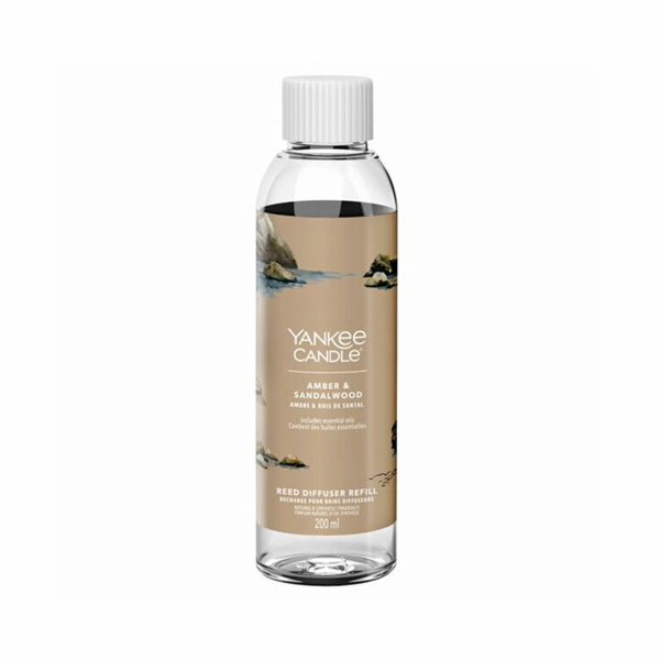 Náplň do difuzéru Yankee Candle, Ambra a santalové dřevo,...