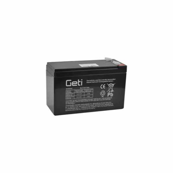 Geti baterie olověná 12V 7.5Ah (konektor 6,35mm)