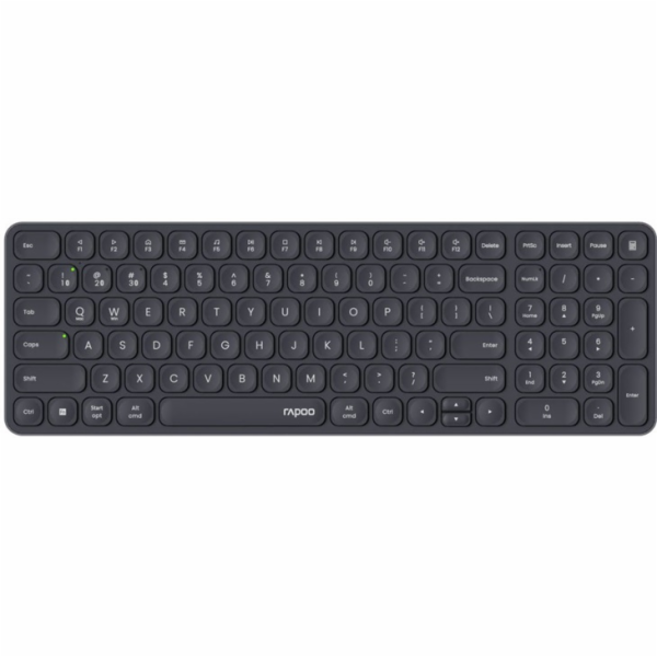 RAPOO Klávesnice E9310M, Bezdrátová 2.4GHz, Bluetooth, CZ...