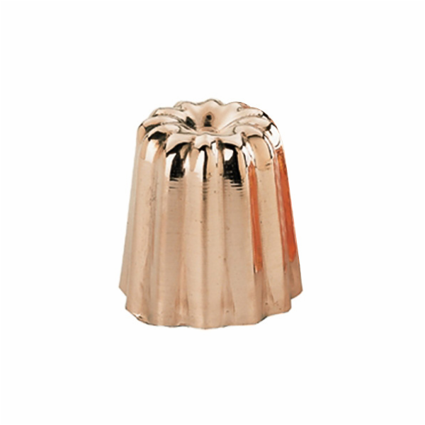 Forma na Canelés de Buyer, 6820.45N, vroubkovaná, měď, pr...