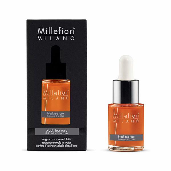 Aroma olej Millefiori Milano, Černý čaj a růže, 15 ml