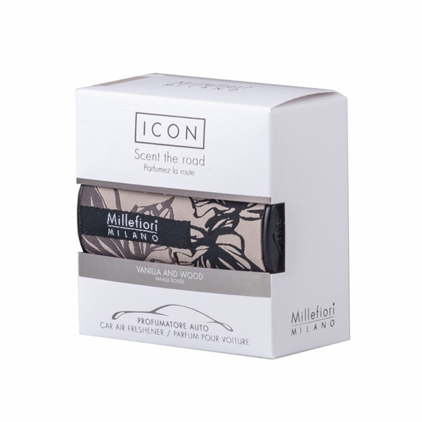 Vůně do auta Millefiori Milano, Icon, Textil, Vanilka a d...