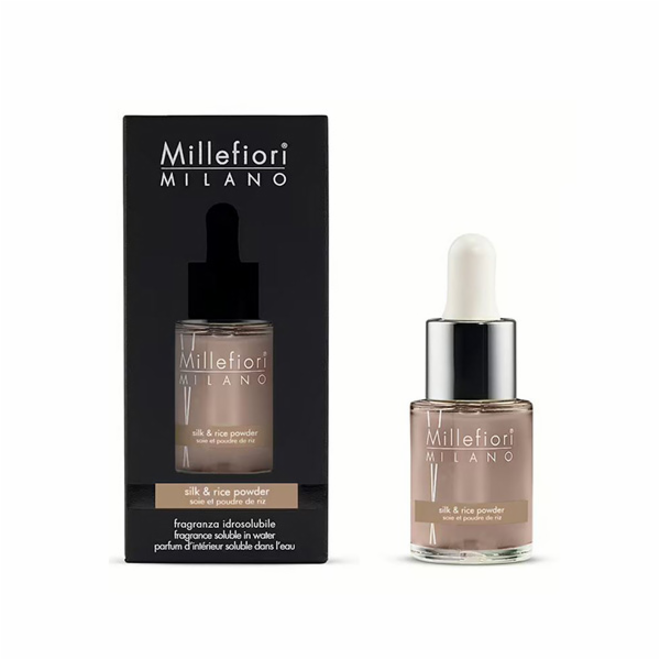 Aroma olej Millefiori Milano, Hedvábí a rýžový prášek, 15 ml