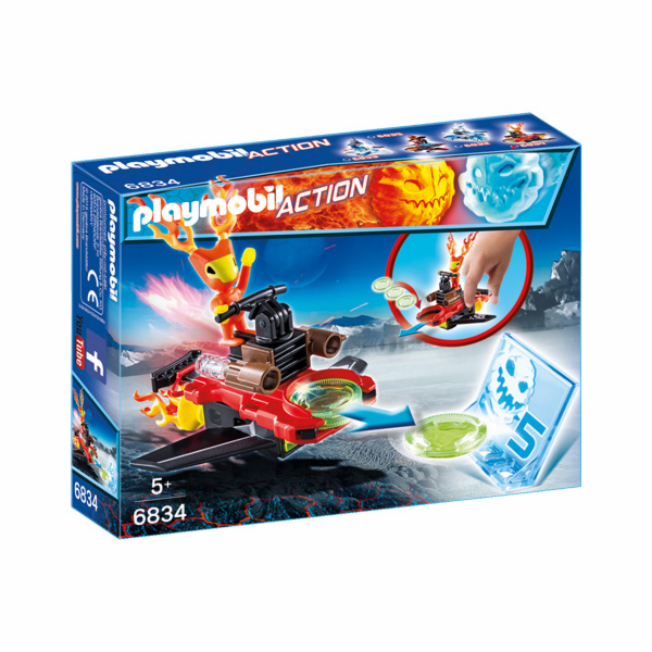 Sparky s odpalovačem Playmobil, Sport a akce, 6 dílků