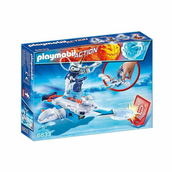 Icebot s odpalovačem Playmobil, Sport a akce, 7 dílků