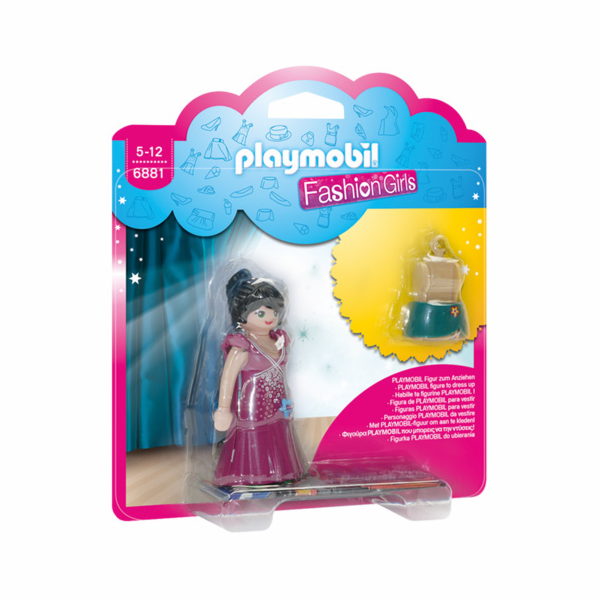 Dívka v šatech na párty Playmobil, Módní přehlídka, 8 dílků