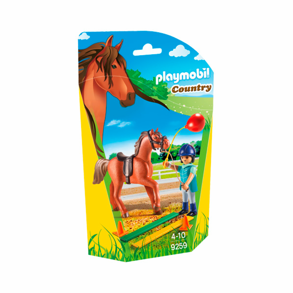 Koňský terapeut Playmobil, Jezdecký dvůr, 5 dílků
