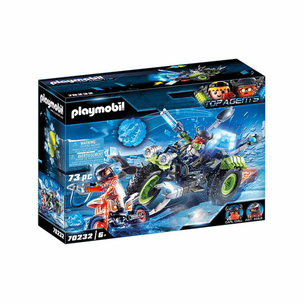 Ledová tříkolka arktických rebelů Playmobil, TOP agenti, ...