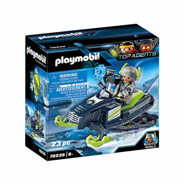 Ledový skútr arktického rebela Playmobil, TOP agenti, 23 ...