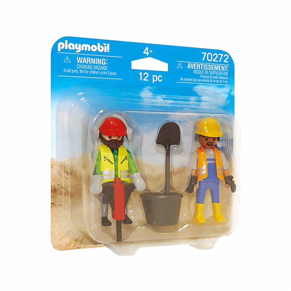 Stavební dělníci Playmobil, Stavba, 12 dílků