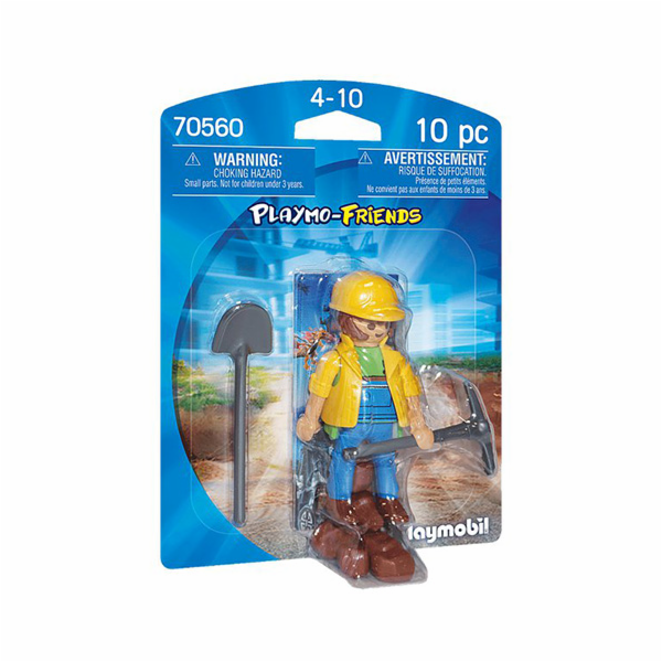 Stavební dělník Playmobil, Stavba, 10 dílků