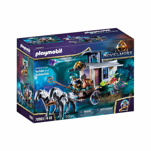 Obchodníkův kočár Playmobil, Novelmore, 98 dílků | 70903