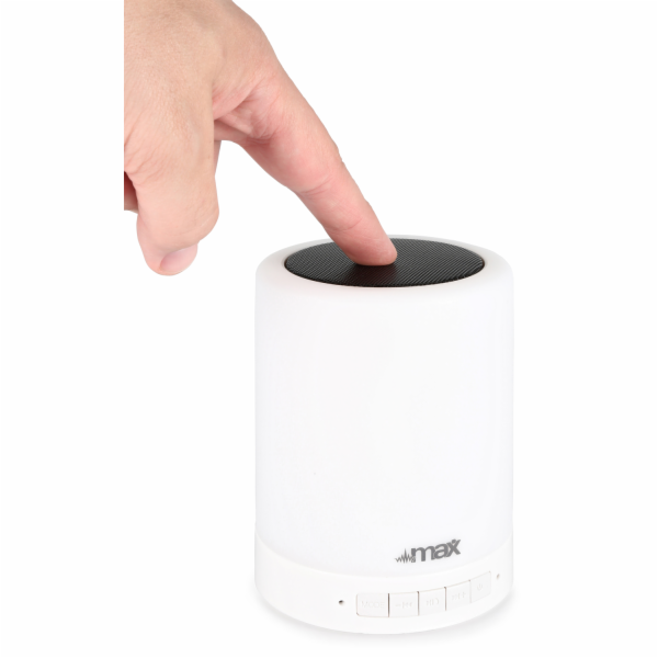 MAX MX6 přenosný reproduktor s MP3, Bluetooth a LED